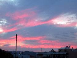 12 0918 tramonto non ritoccato a Nafpaktos